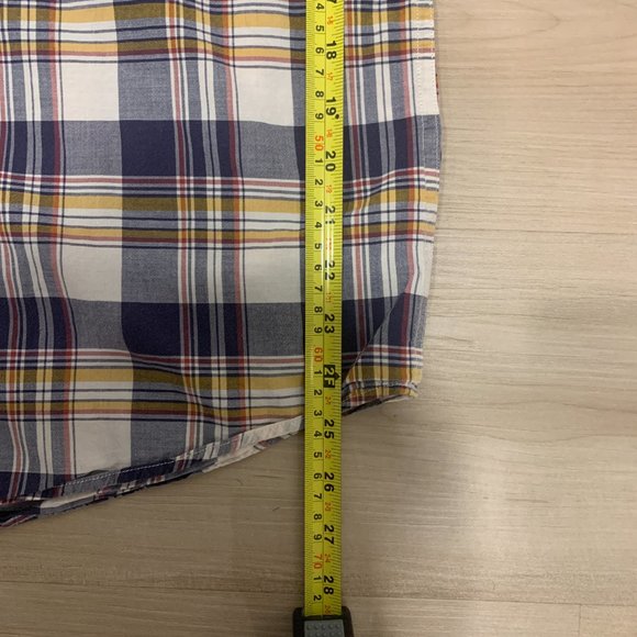 Seaside Surf Pendleton Men's Medium plaid short sleeve casual button down shirt - Picture 5 of 6